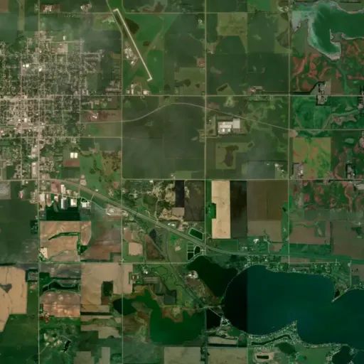 Bird's eye view of the park
